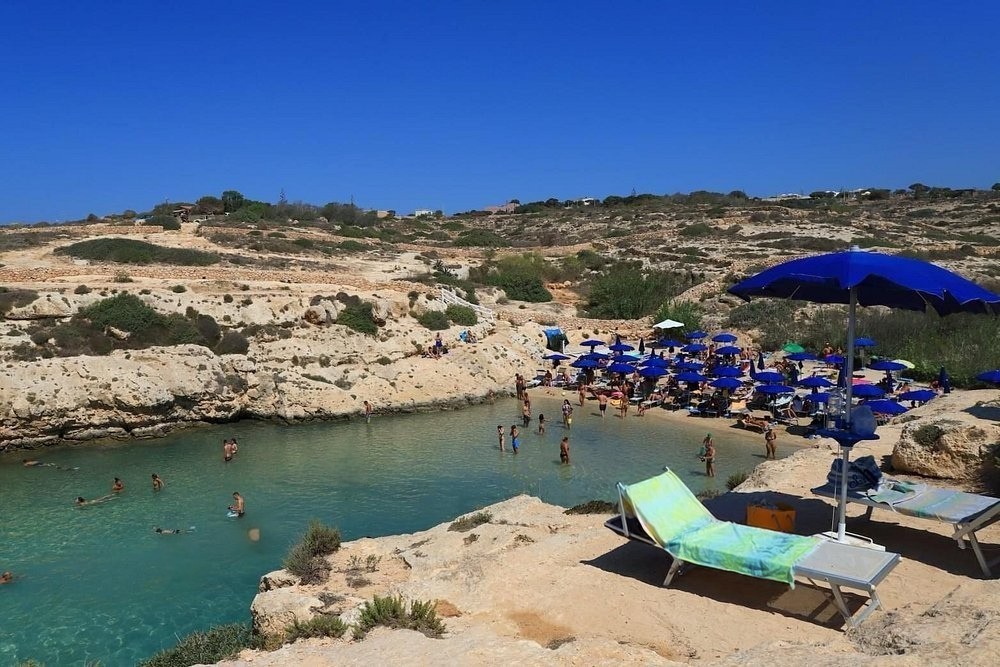 cala madonna servizio spiaggia e scogliera modificata